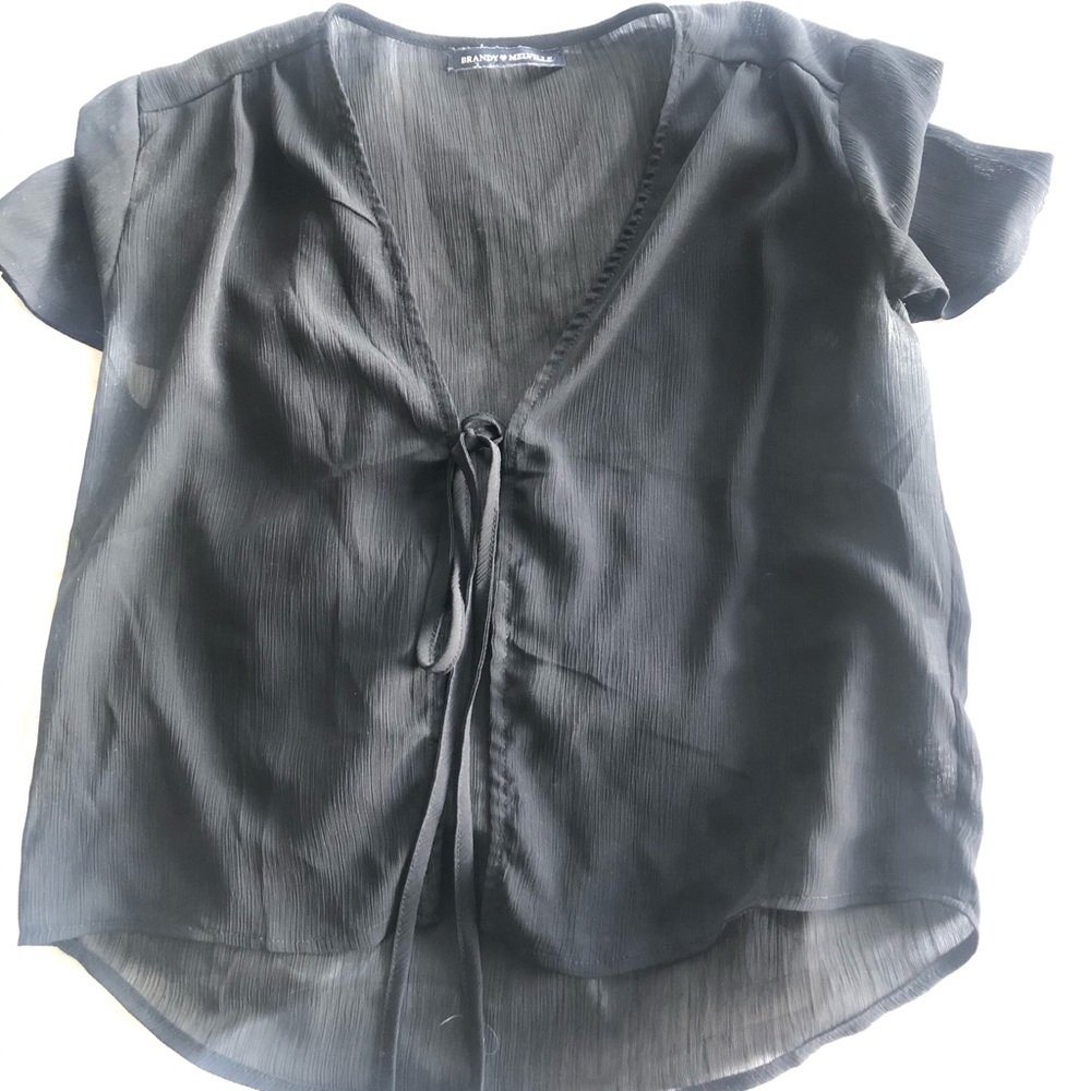 Sheer Brandy Melville Tie Top